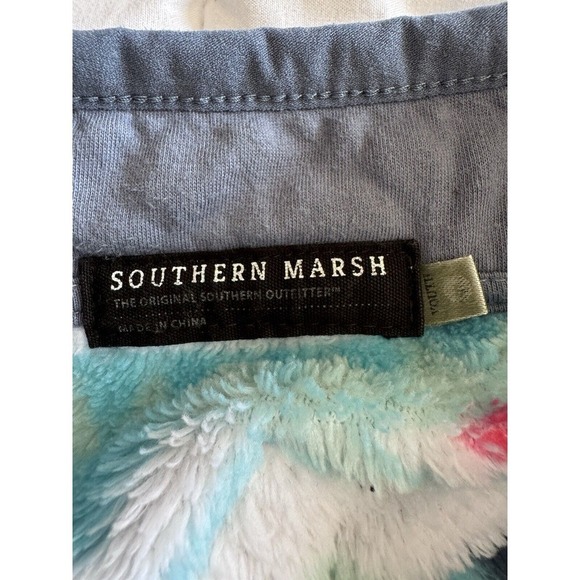 Youth Fairbanks Pullover in White & Teal by Southern Marsh Youth Size Large EUC - Picture 16 of 16